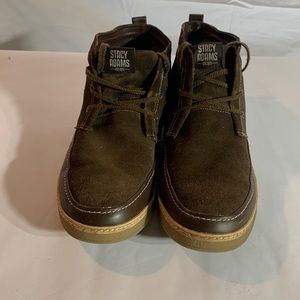 Stacy Adams brown shoes size 12M leather upper